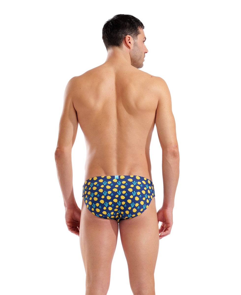 ARENA - COSTUME SLIP - SWIM BRIEF ALLOVER - 005244730 - NAVY MULTI