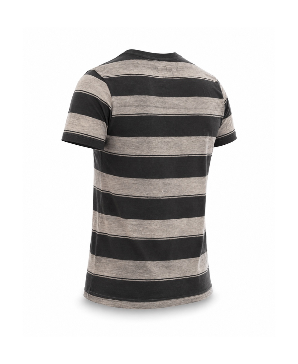 REEF - T-SHIRT STRIPE IT CREW - RA2YDHBLA - BLACK