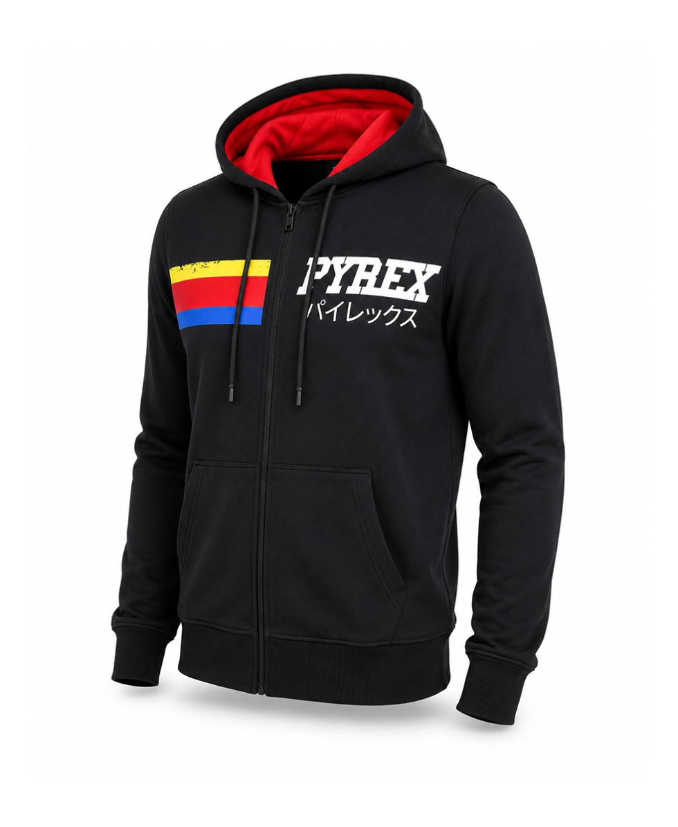 PYREX - FELPA UNISEX CAPPUCCIO - 19IPB40363 - BLACK