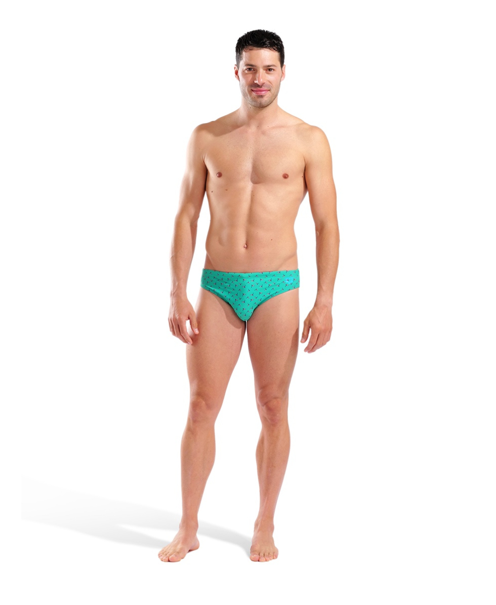 ARENA - COSTUME SLIP - SWIM BRIEF ALLOVER - 005244670 - FLAGS MULTI