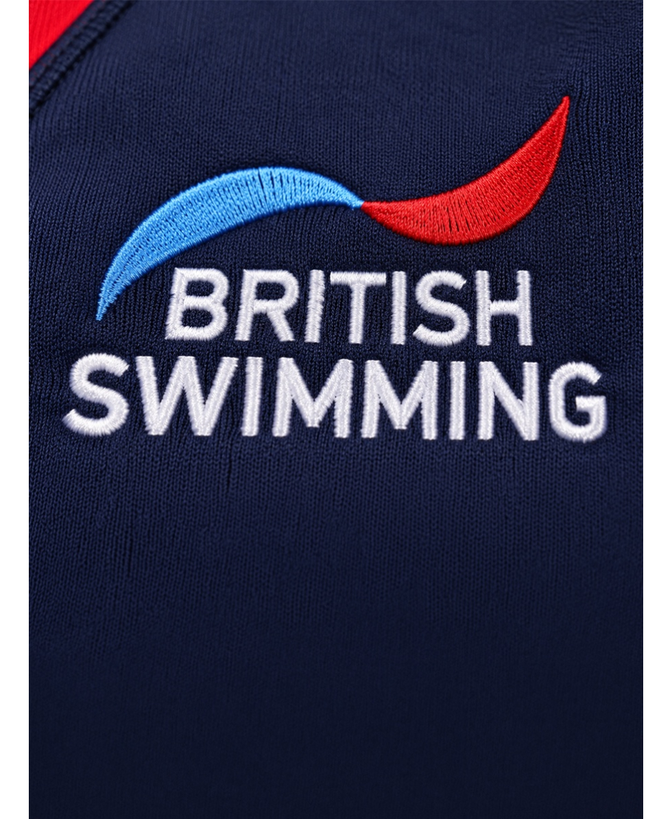TYR - FELPA UNISEX - BRITISH FEDERATION HOODIED - MSAPHI2A-401 - NAVY