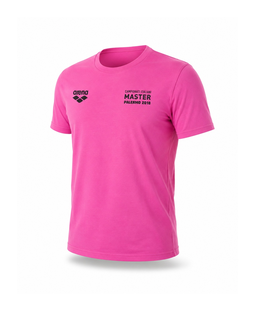ARENA - T-SHIRT - S/S MASTER PALERMO 2018 TEE - 002218180 - FUCHSIA
