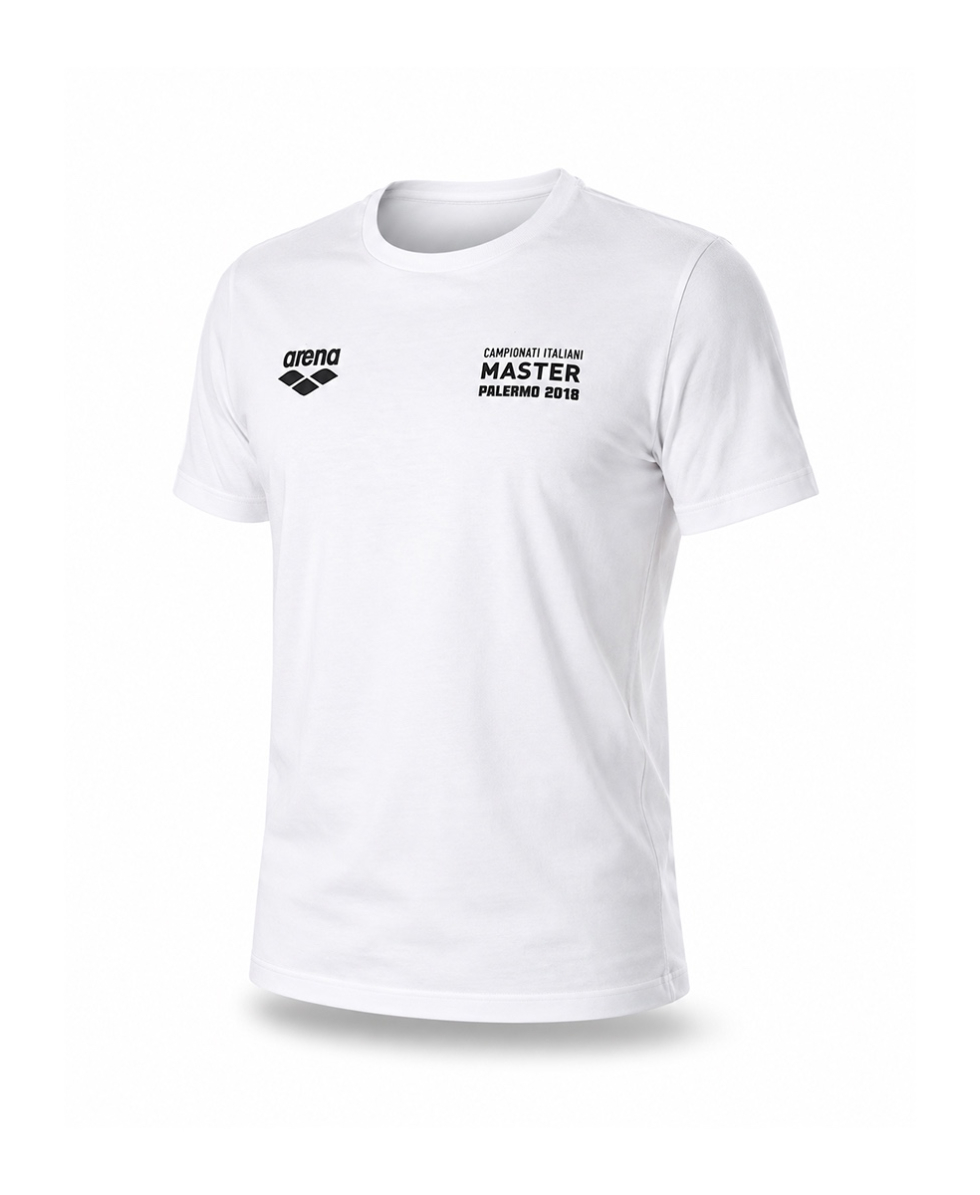 ARENA - T-SHIRT - S/S MASTER PALERMO 2018 TEE - 002218100 - WHITE