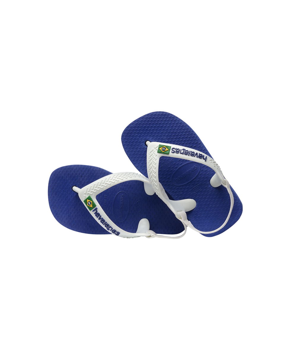 HAVAIANAS - INFRADITO BABY - BABY BRASIL LOGO II - 4140577-2711 - MARINE BLUE