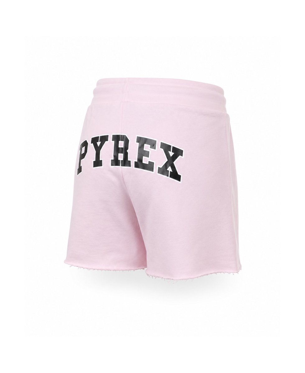 PYREX - PANTALONCINO FELPA DONNA - 19EPB40023 - PINK/BLACK