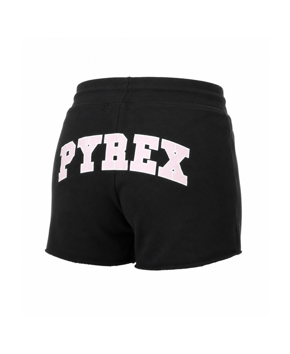 PYREX - PANTALONCINO FELPA DONNA - 19EPB40023 - BLACK/PINK