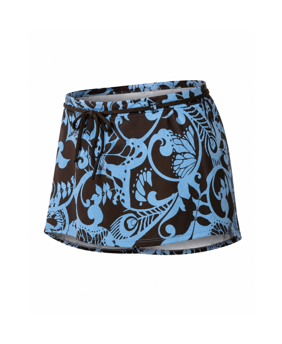 SPEEDO - GONNA - BUTTERCUP SKIRT - 036944926 - LIGHT BLUE/BROWN