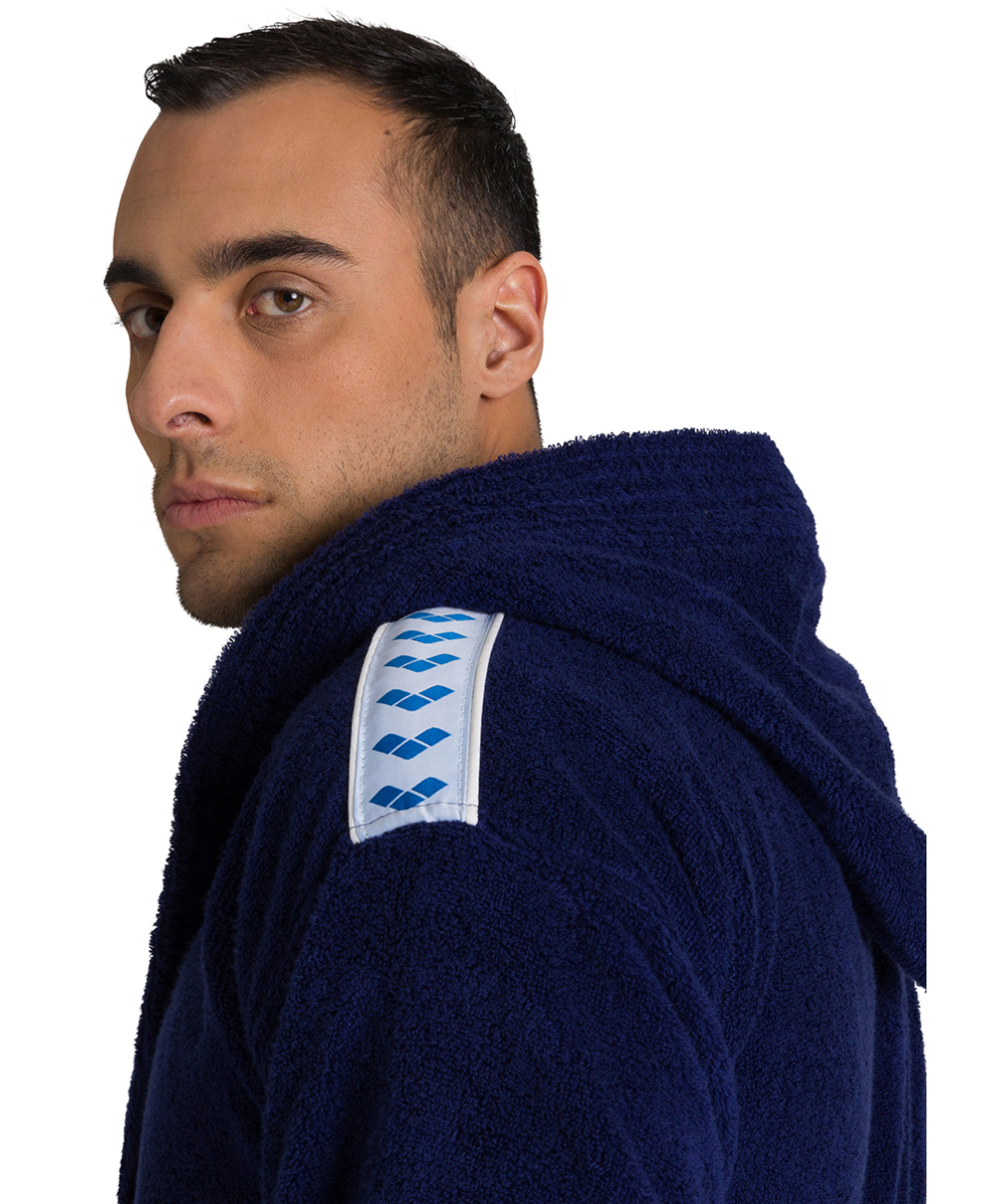 ARENA - ACCAPPATOIO SPUGNA UNISEX - CORE SOFT ROBE - 001756701 - NAVY/WHITE