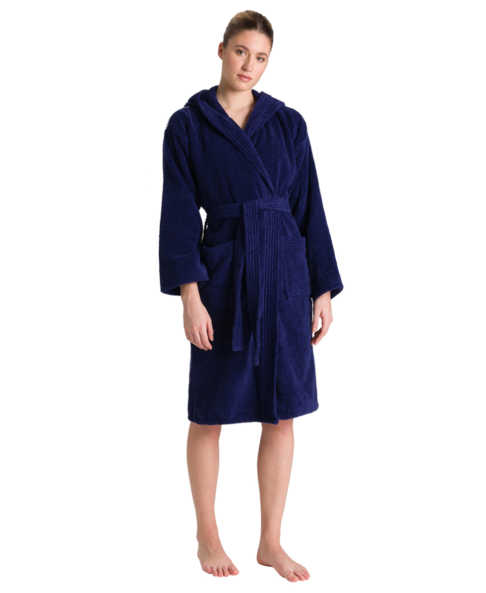 ARENA - ACCAPPATOIO SPUGNA UNISEX - CORE SOFT ROBE - 001756701 - NAVY/WHITE