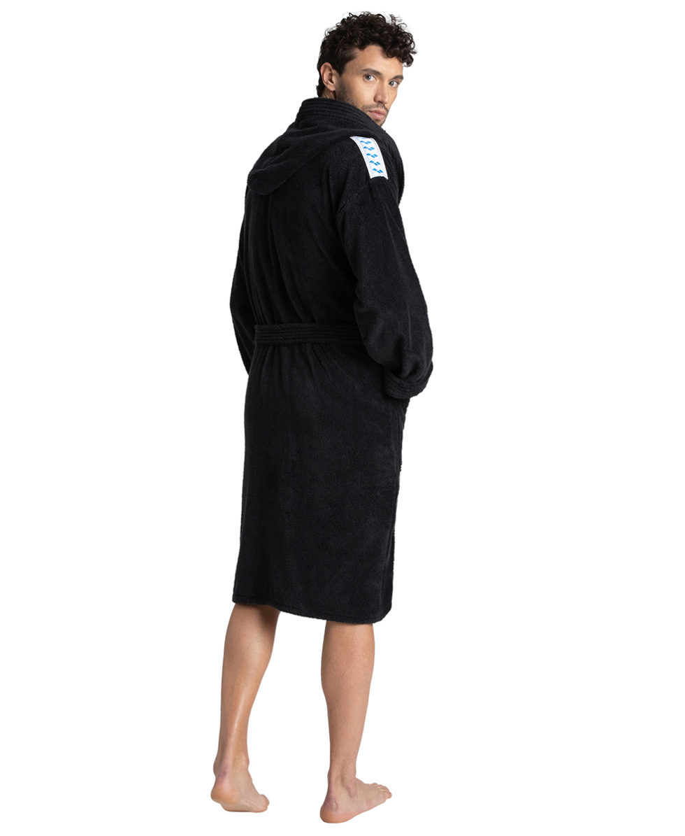 ARENA - ACCAPPATOIO SPUGNA UNISEX - CORE SOFT ROBE - 001756501 - BLACK/WHITE