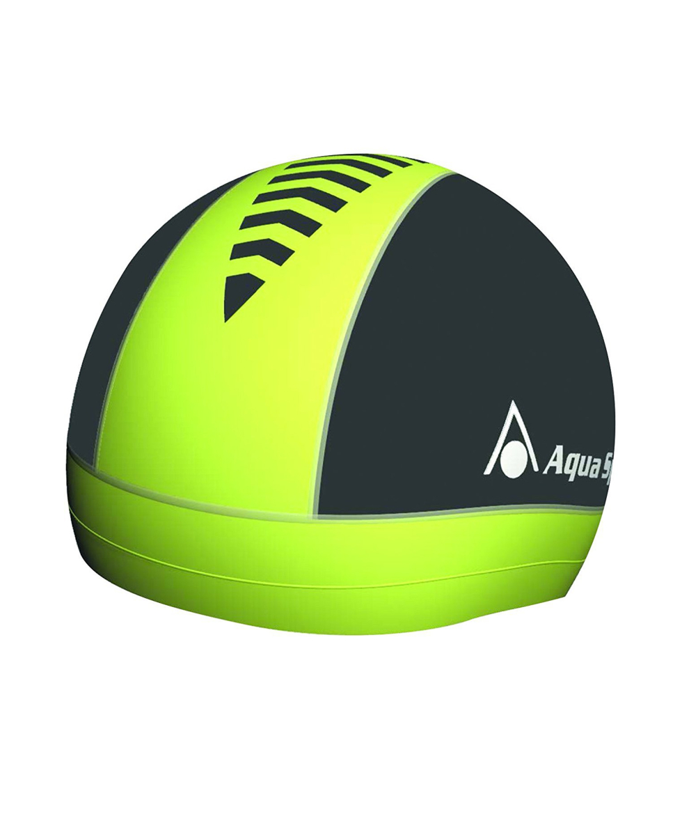 AQUASPHERE - CUFFIA SKULL CAP I - 130.120 - FLUO YELLOW/BLACK -  ADULTO