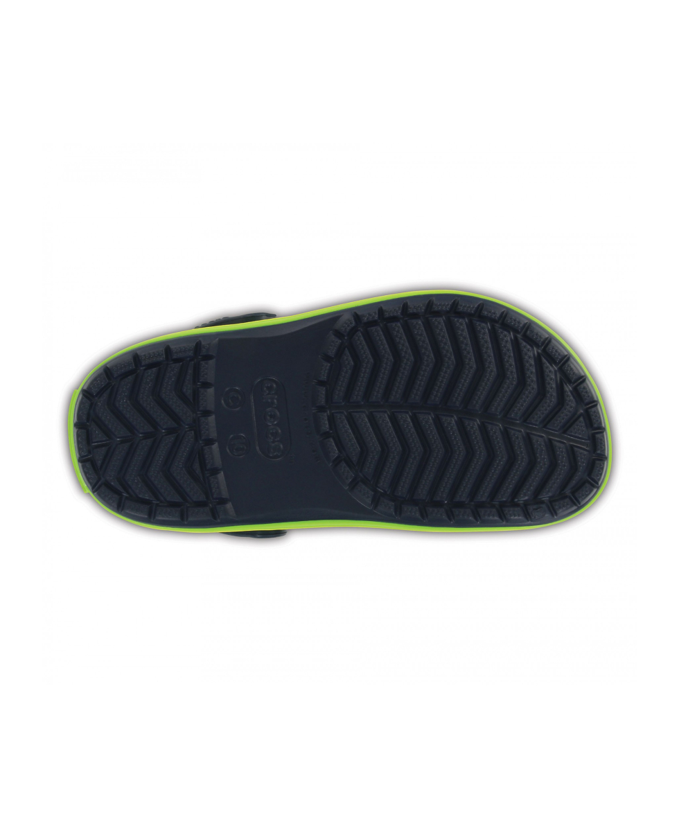 CROCS - SABOT JR UNISEX - CROCBAND CLOG KIDS - 204537-4K6 - NAVY/VOLT GREEN