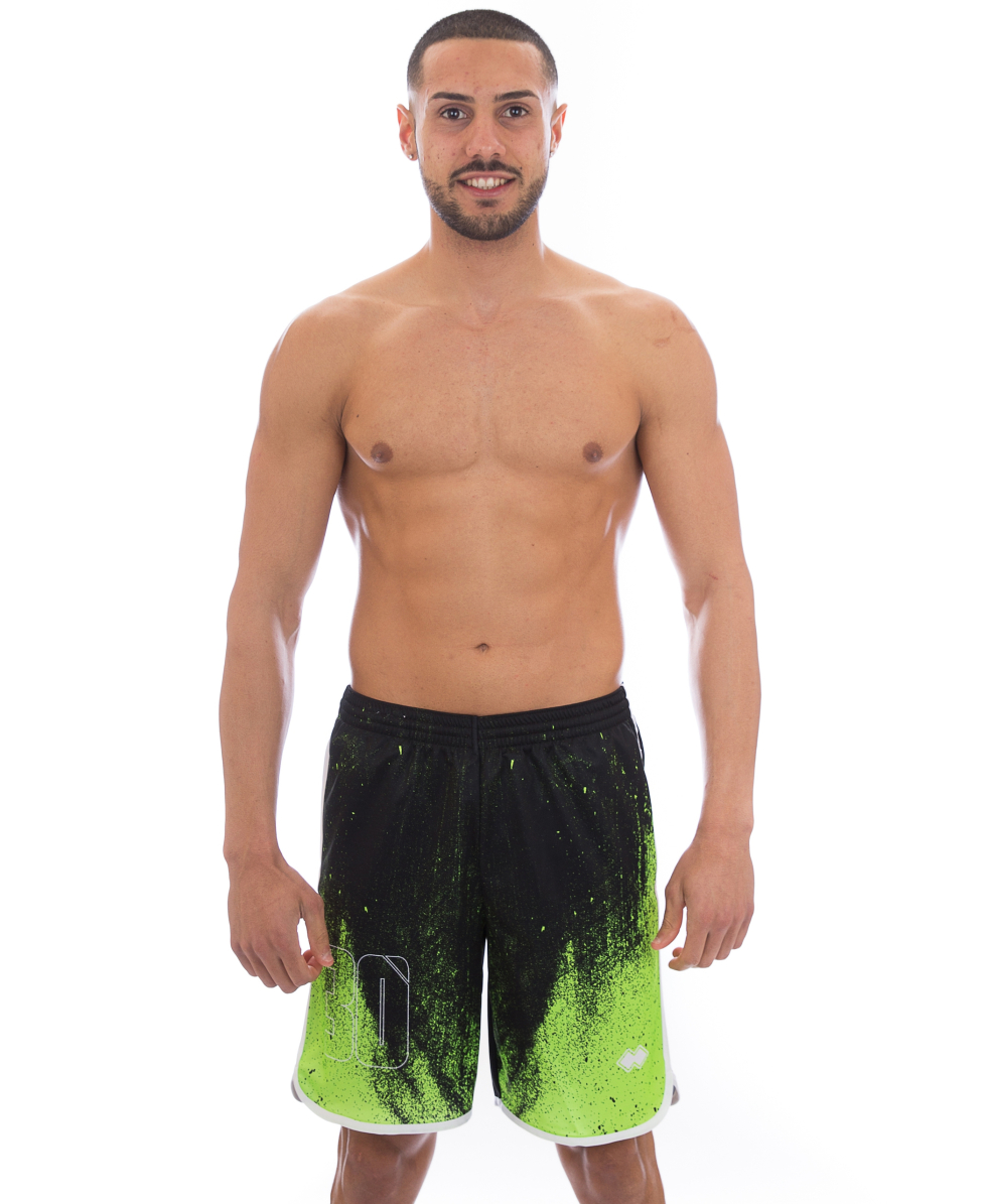 ERREA - PANTALONCINO UOMO PAINT - R17P0W0Z00120 - BLACK