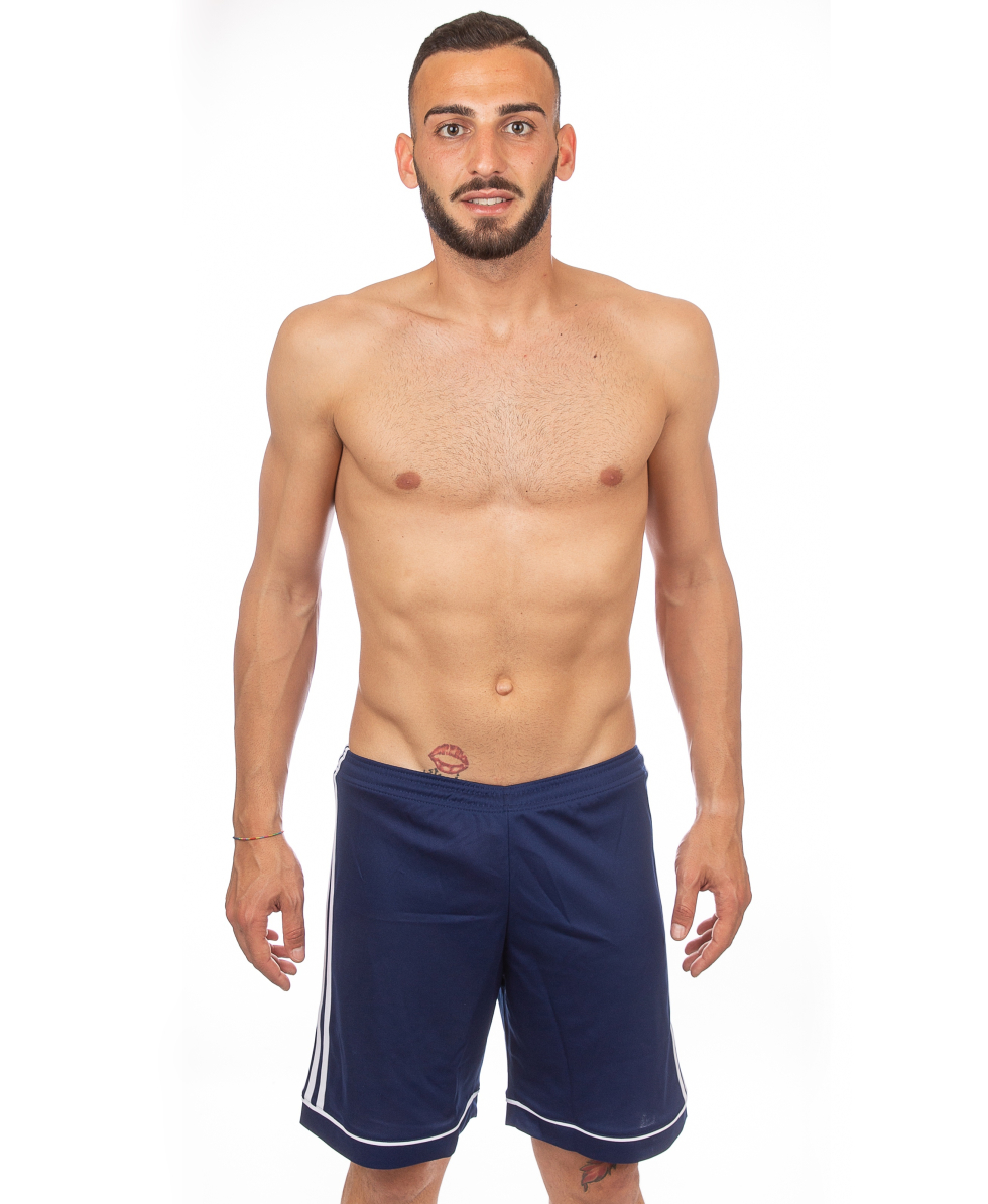 ADIDAS - PANTALONCINO/SHORT - SQUAD - BK4765 - DARK BLUE/WHITE