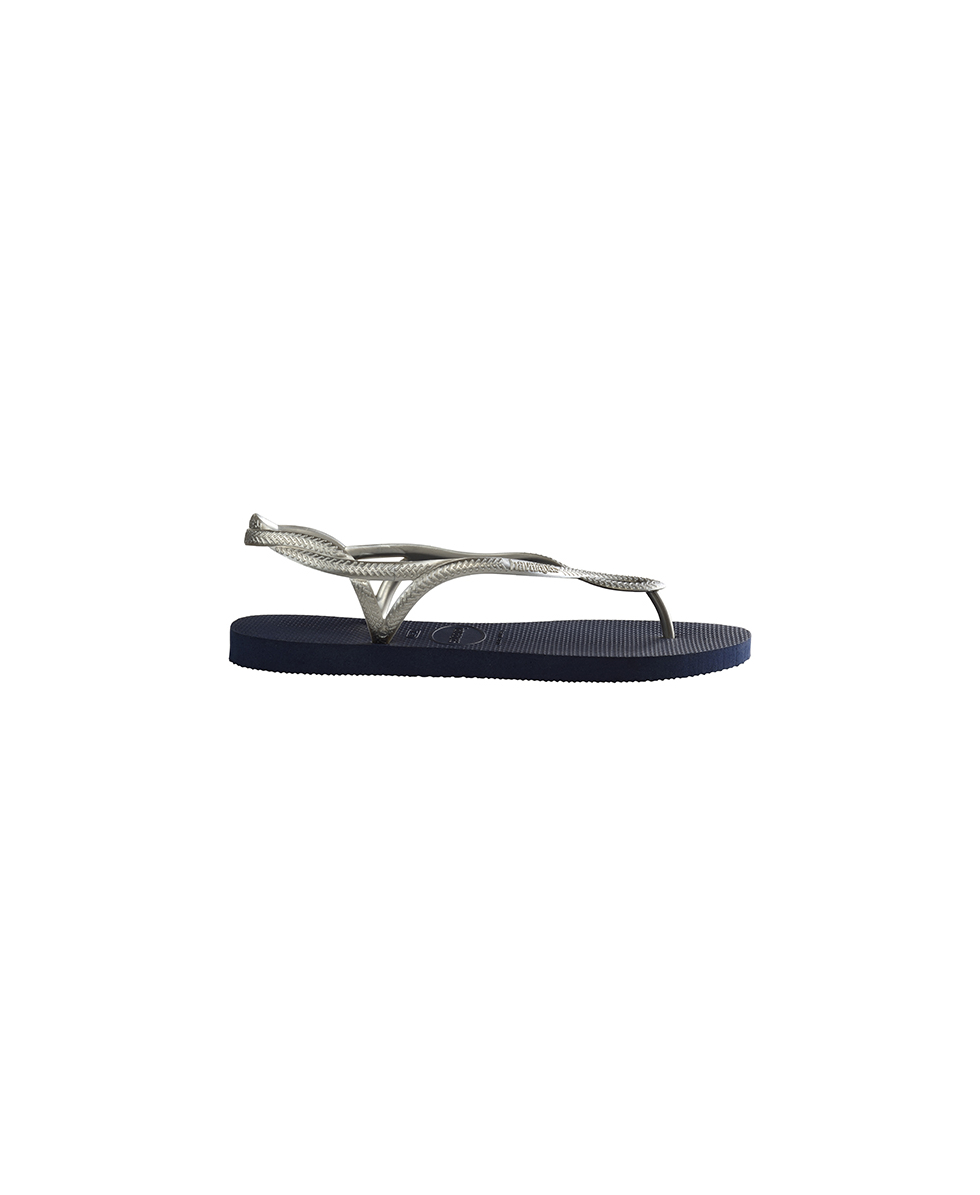 HAVAIANAS - SANDALO JUNIOR - LUNA - 4129697-0445 - NAVY/SILVER