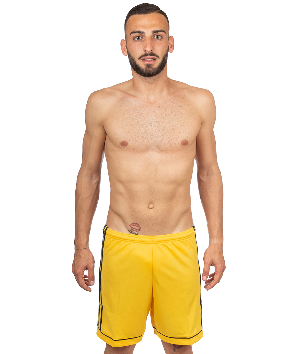 ADIDAS - PANTALONCINO/SHORT - SQUAD - BK4761 - YELLOW/BLACK