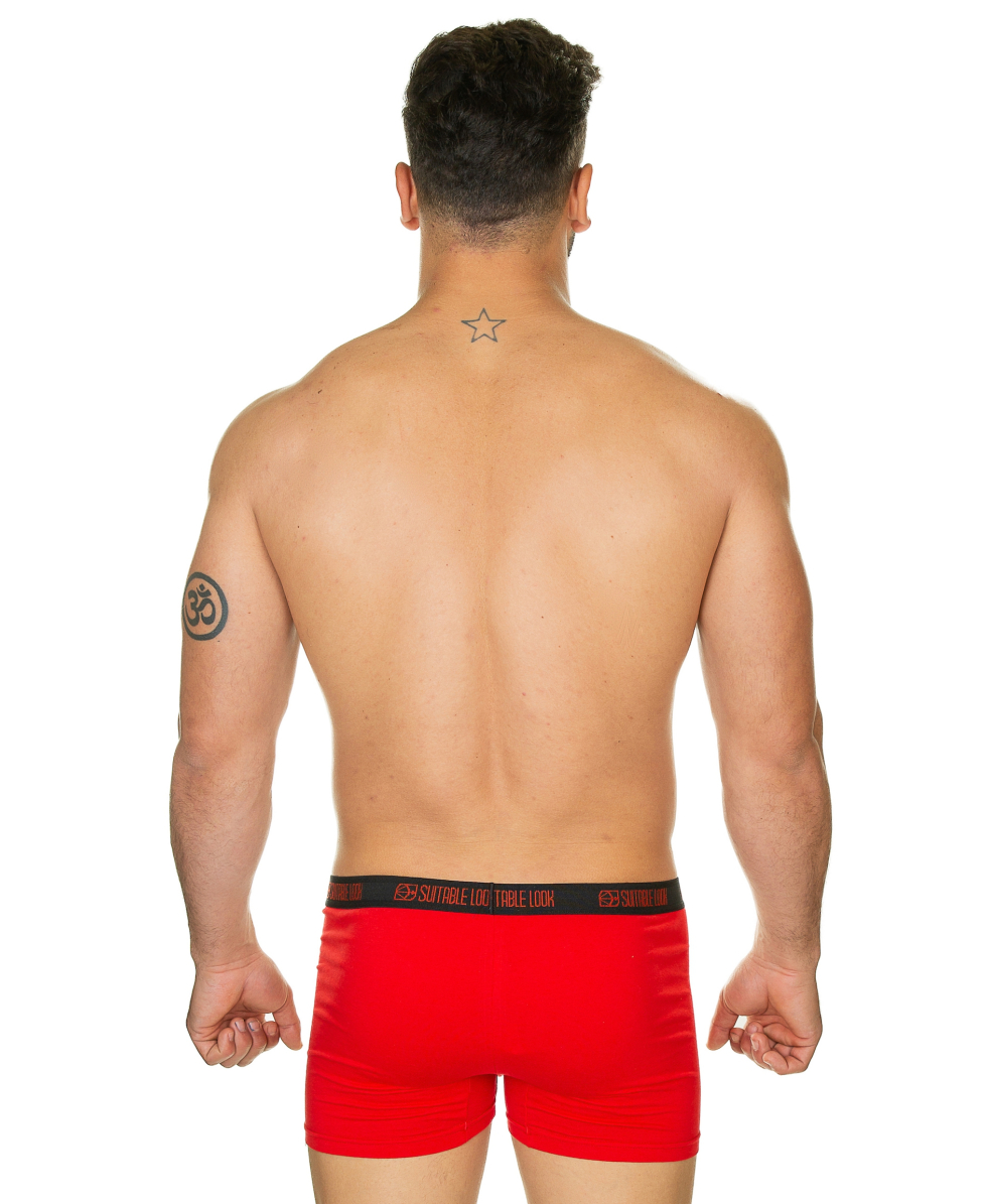 COTONELLA - JUNIOR - BOXER - SHORT - 9308 - ROSSO