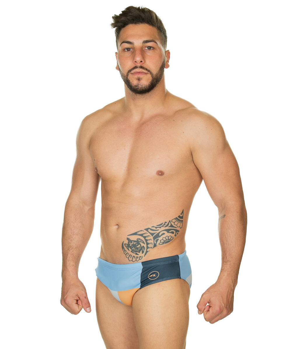 AKRON - COSTUME SLIP - ANTIGUA - 862 - BLACK/LIGHT BLUE