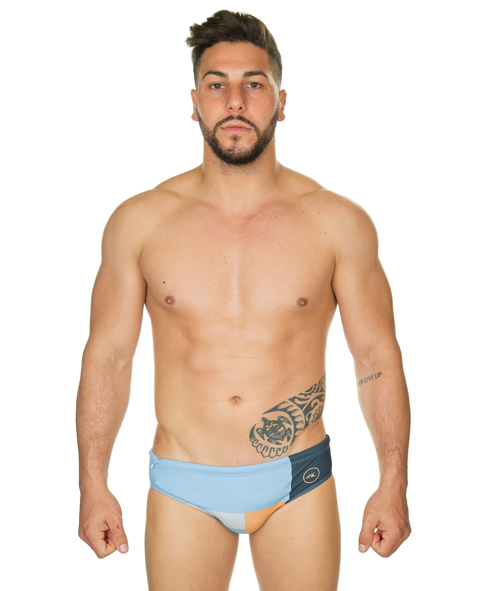 AKRON - COSTUME SLIP - ANTIGUA - 862 - BLACK/LIGHT BLUE