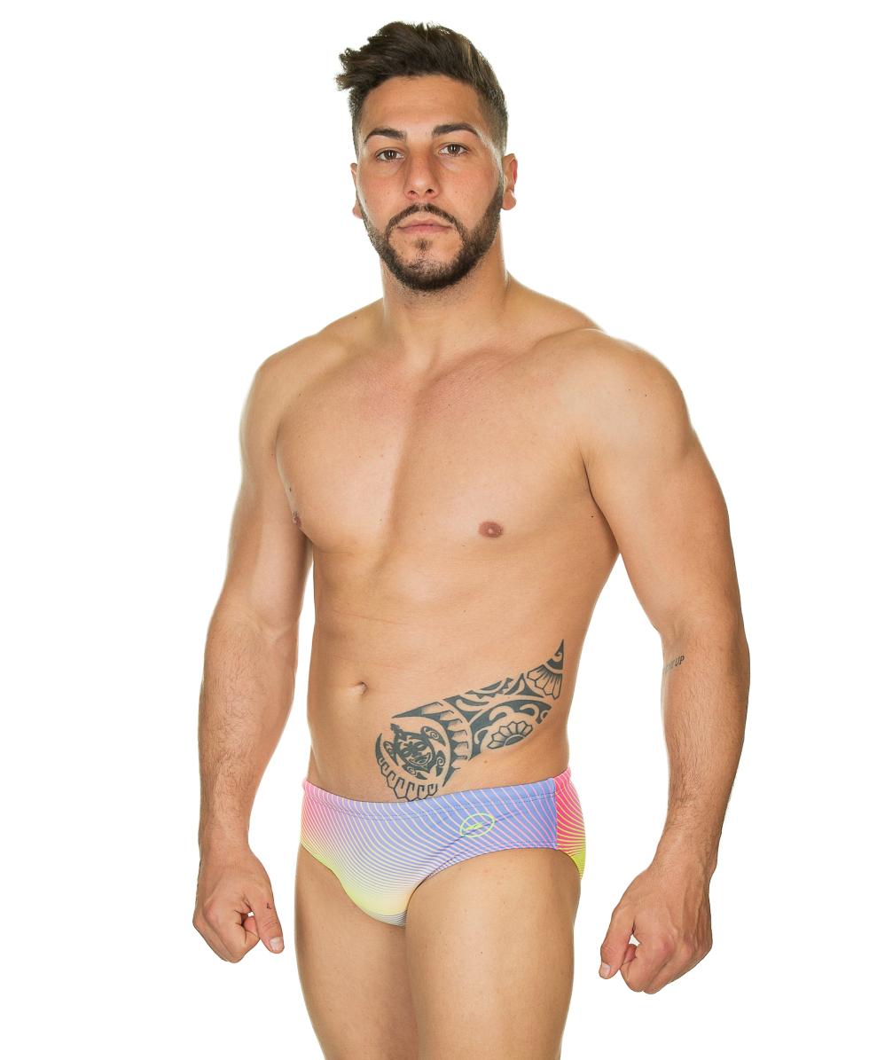 AKRON - COSTUME SLIP - PILAR - 898 - VIOLET/YELLOW