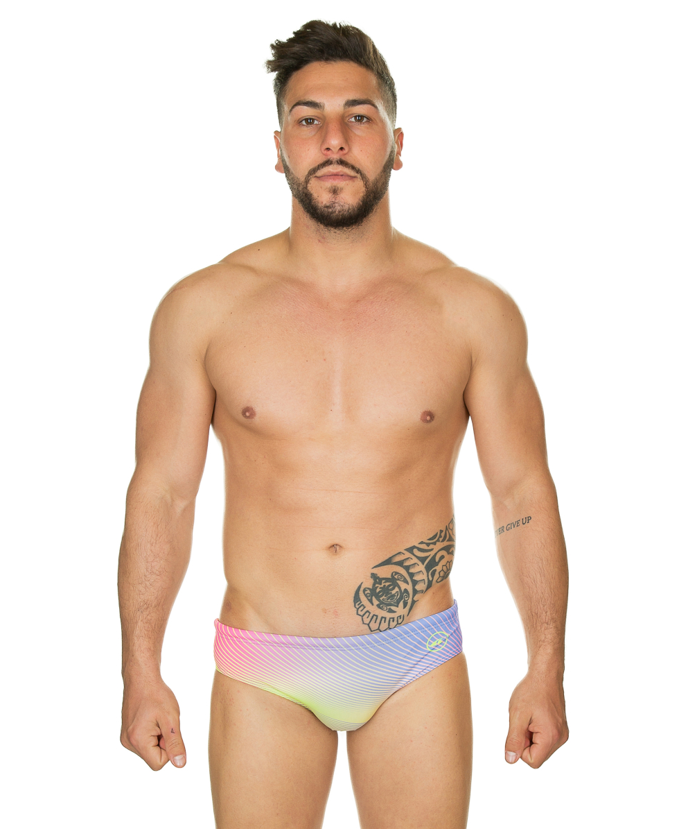 AKRON - COSTUME SLIP - PILAR - 898 - VIOLET/YELLOW