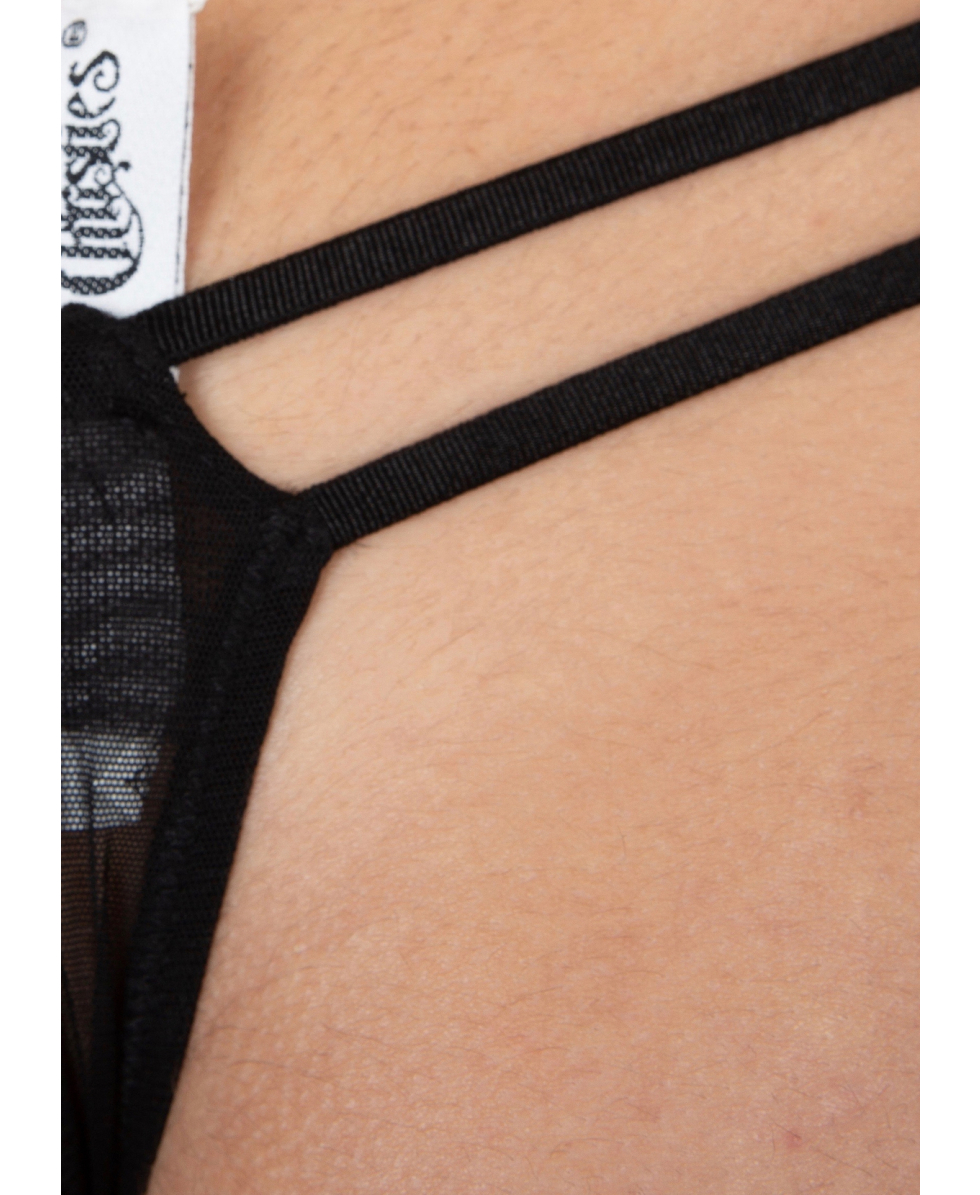 CHRISTIES - PERIZOMA/THONG WOMAN - BOLLICINE - 120875 - BLACK