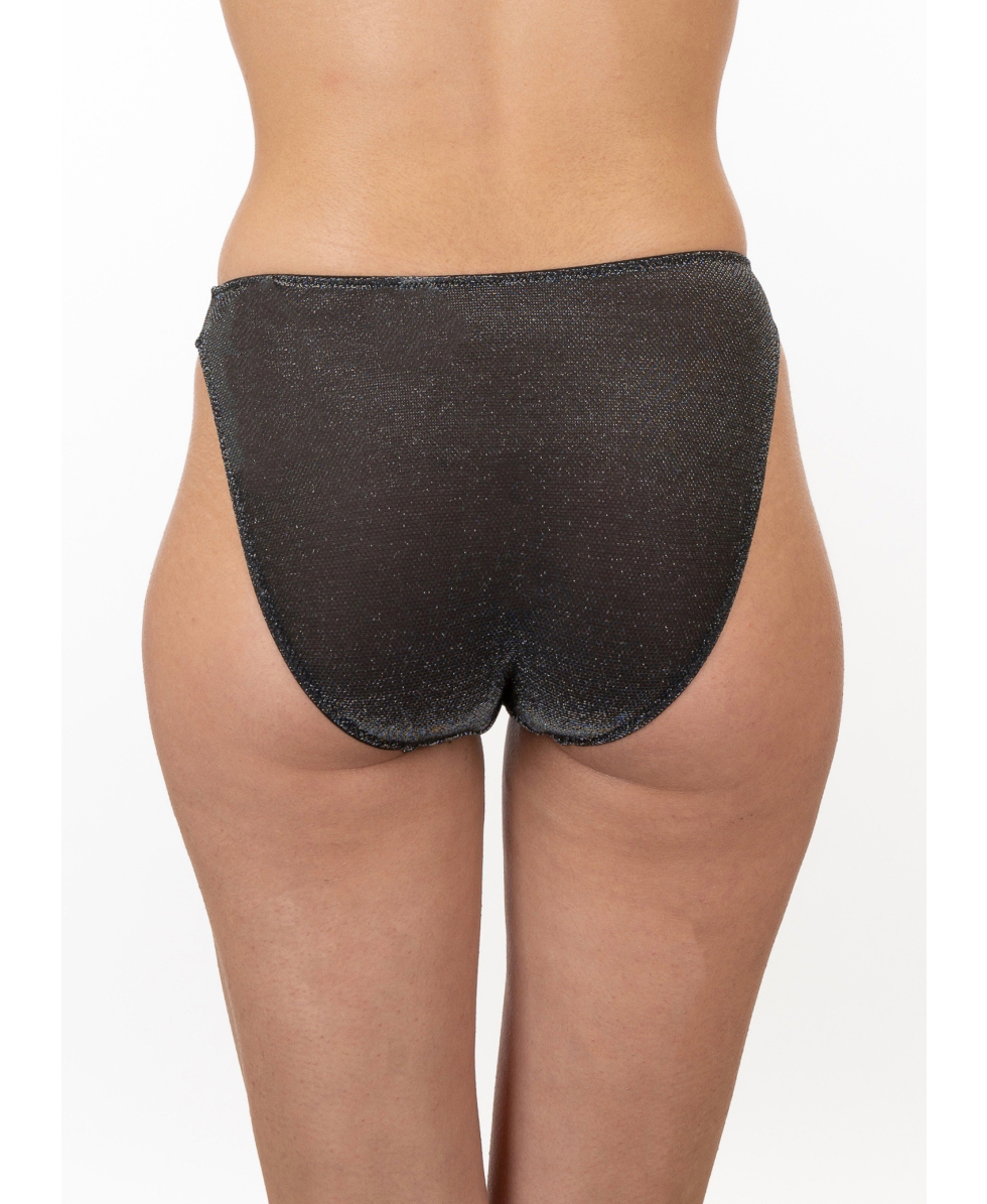 EVELYN - SLIP WOMAN - DESTELLO - BLACK/GLITTER