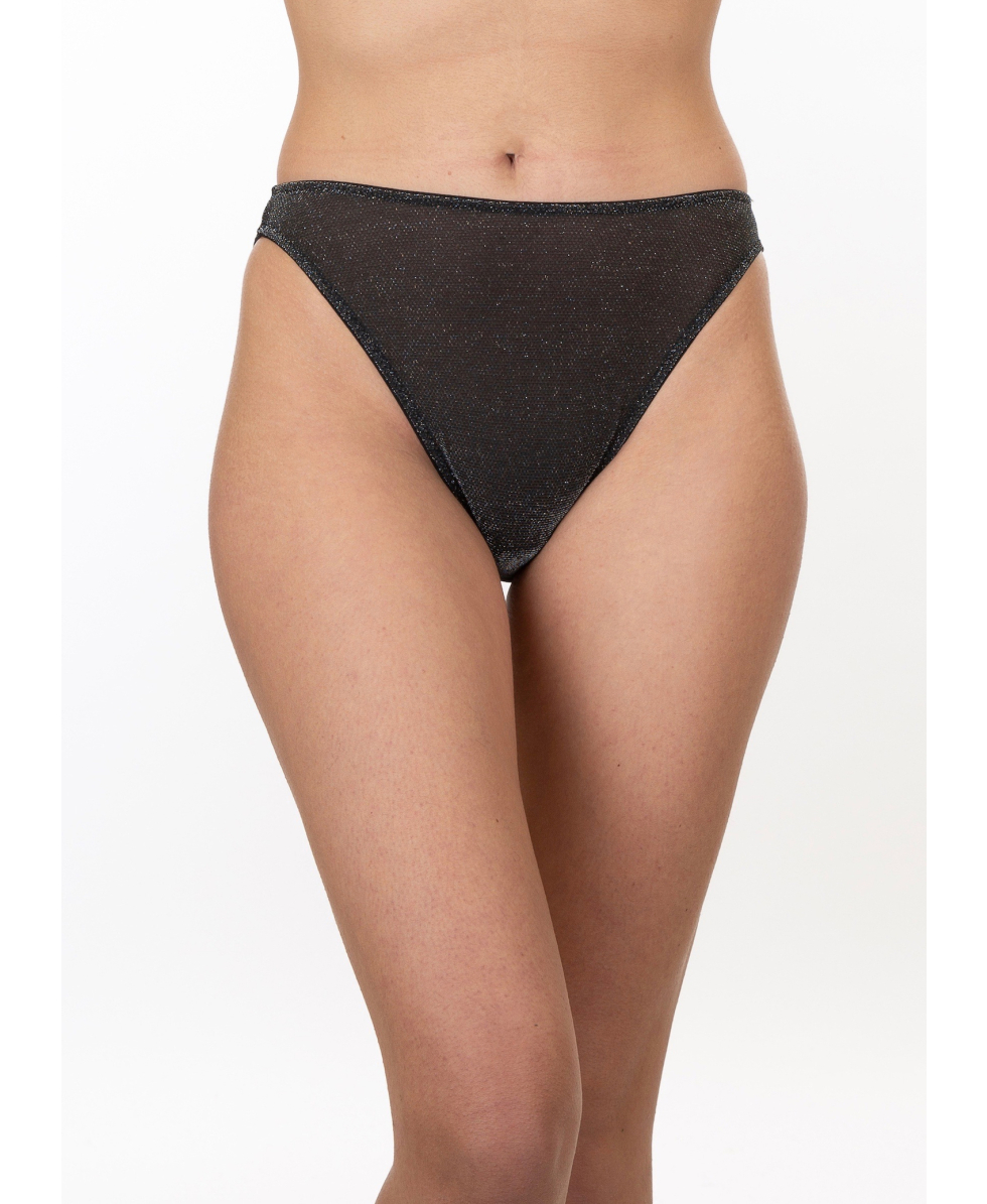 EVELYN - SLIP WOMAN - DESTELLO - BLACK/GLITTER