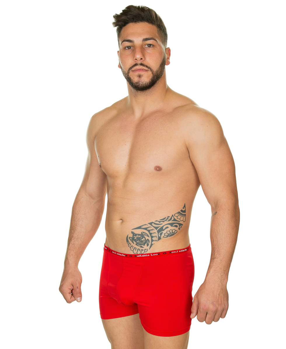 COTONELLA - BOXER - SHORT - 9378 - ROSSO