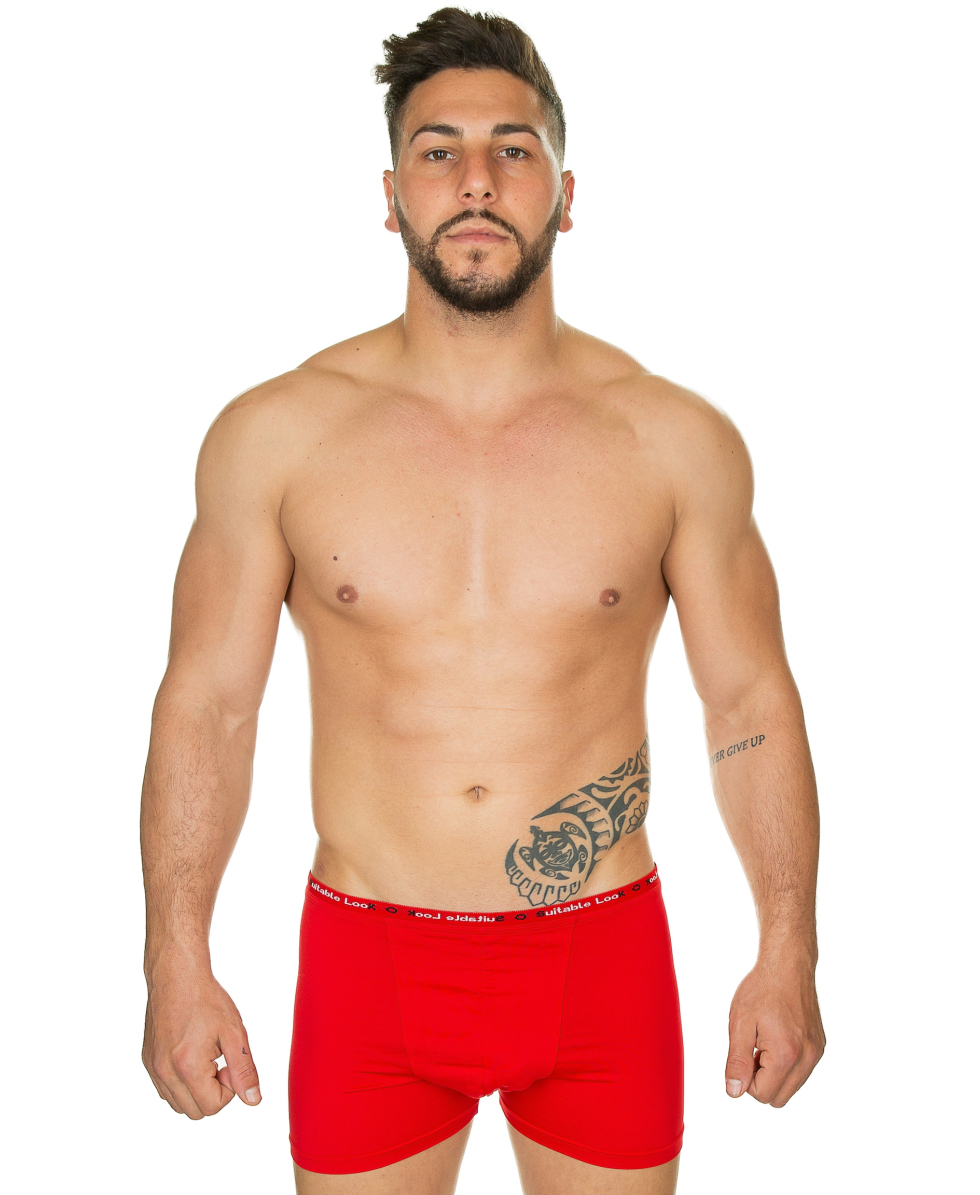 COTONELLA - BOXER - SHORT - 9378 - ROSSO