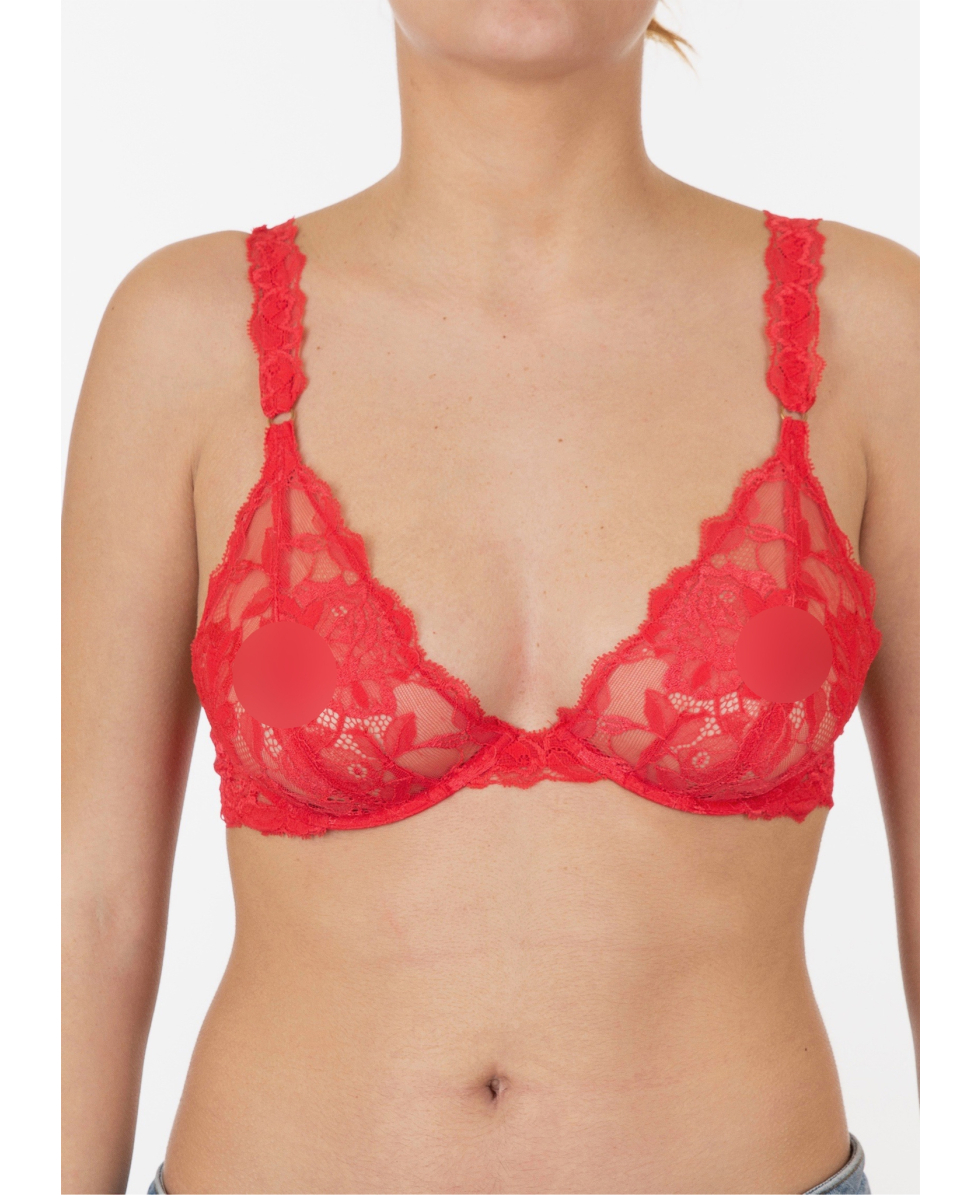COTTON CLUB - REGGISENO - FEDRA - 15 - RED
