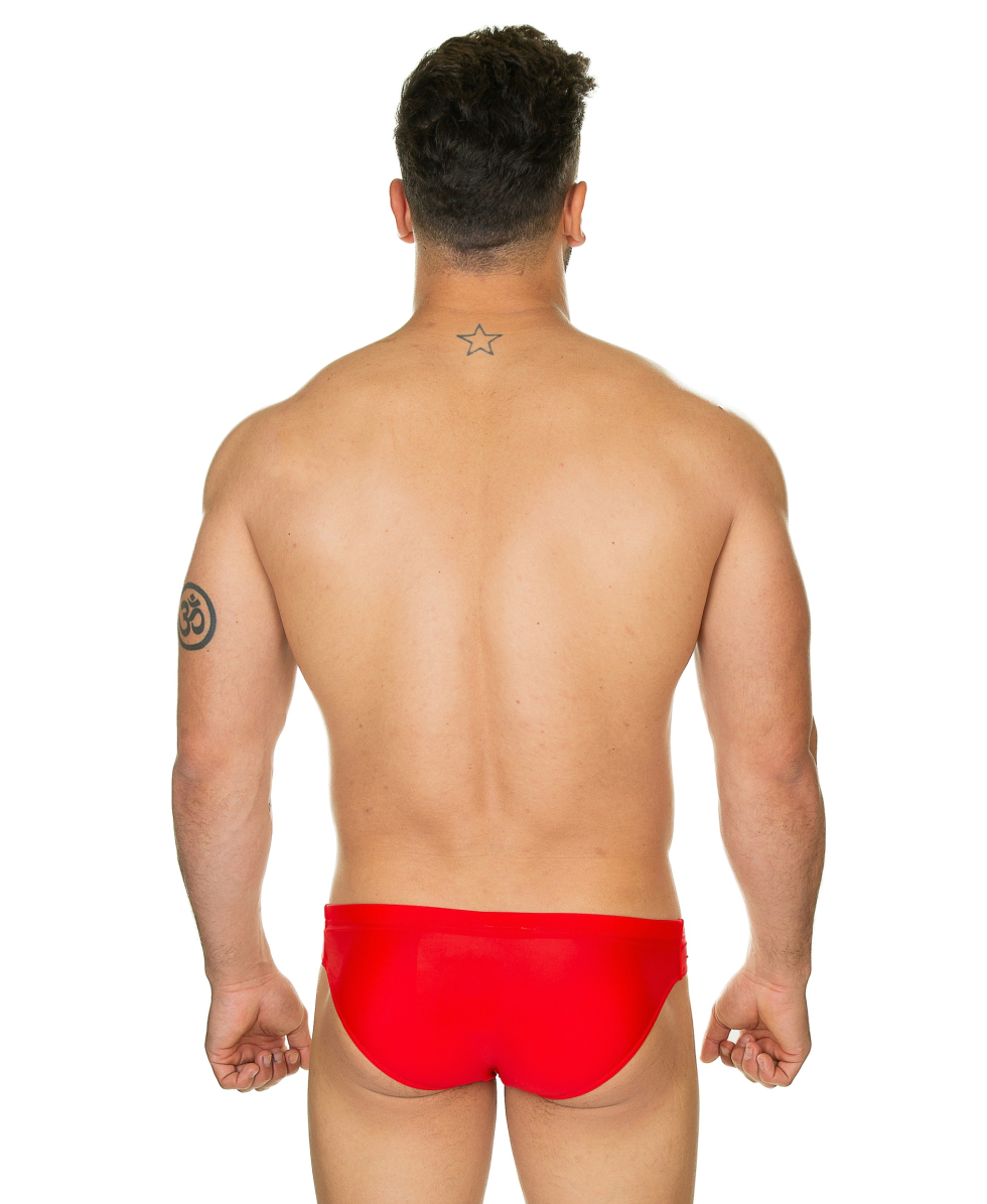 MASTERNUOTO - COSTUME SLIP 5,5cm - ROCKY - H - RED - ROSSO