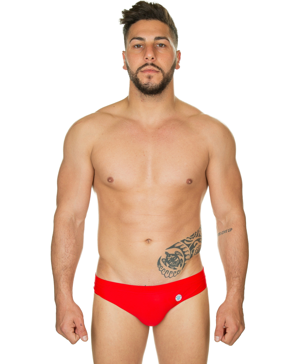 MASTERNUOTO - COSTUME SLIP 5,5cm - ROCKY - H - RED - ROSSO