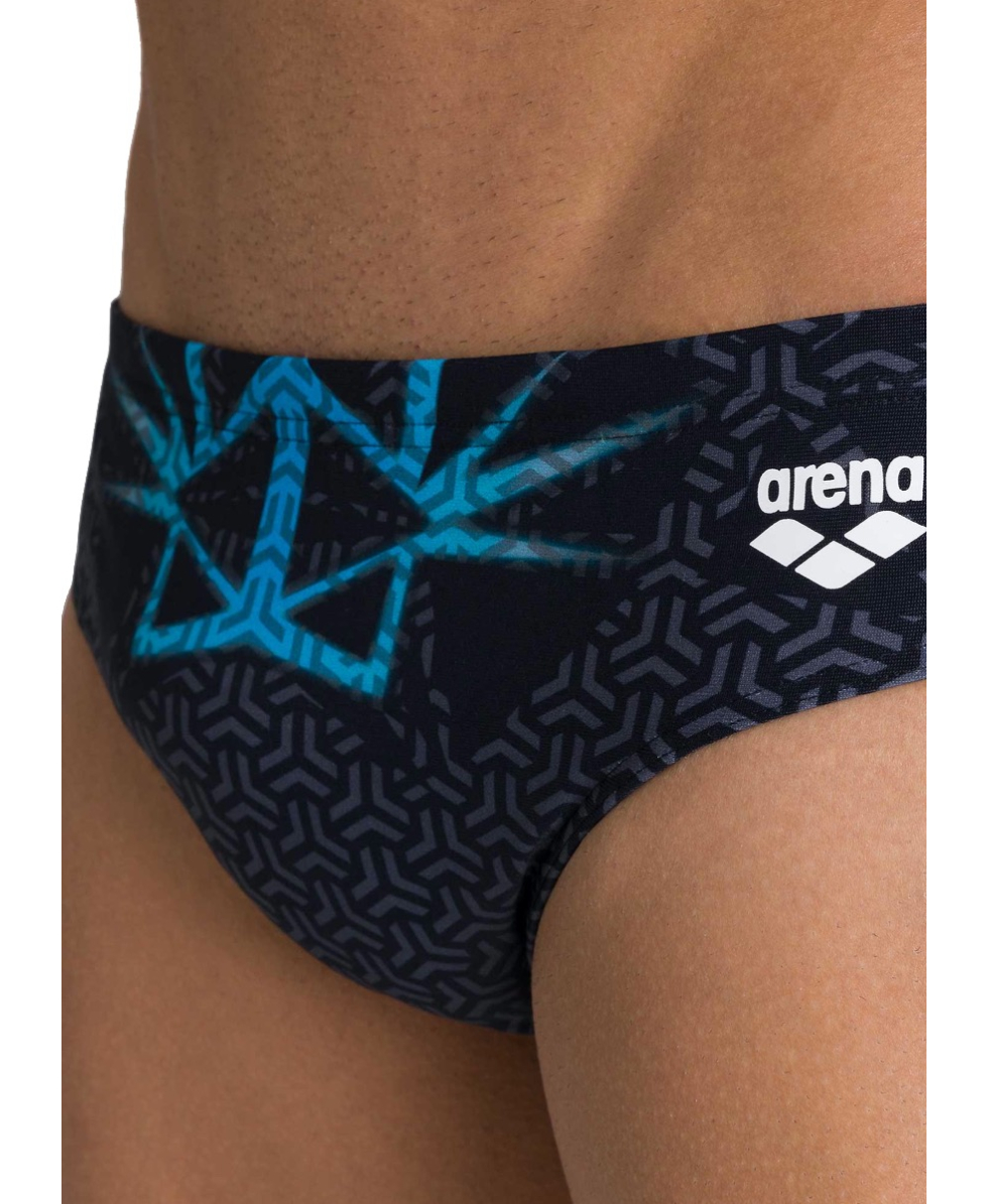 ARENA - COSTUME SLIP - BISHAMON BRIEF - 003861580 - BLACK/TURQ