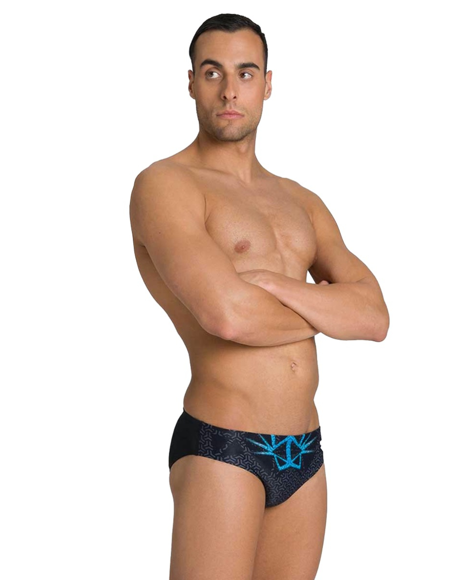 ARENA - COSTUME SLIP - BISHAMON BRIEF - 003861580 - BLACK/TURQ