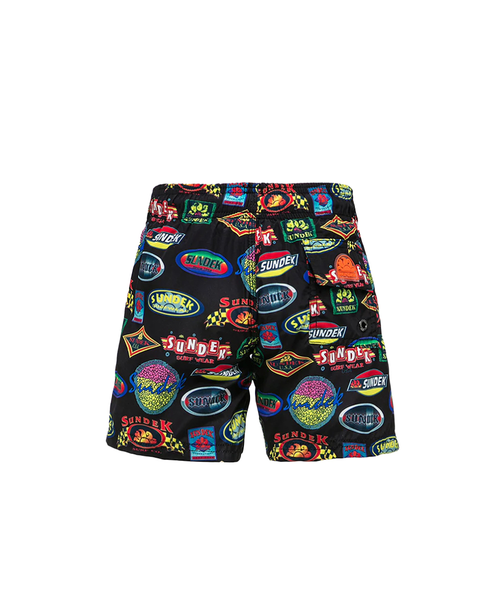 SUNDEK - COSTUME BOARDSHORT BOY - B633BDRT4AR-004 - BLACK
