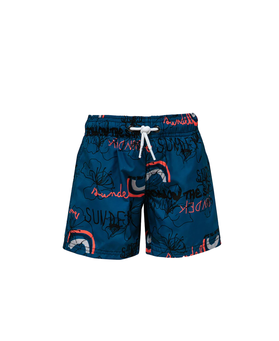 SUNDEK - COSTUME BOARDSHORT BOY - B633BDRT4KI-771 - AEGEAN BLUE