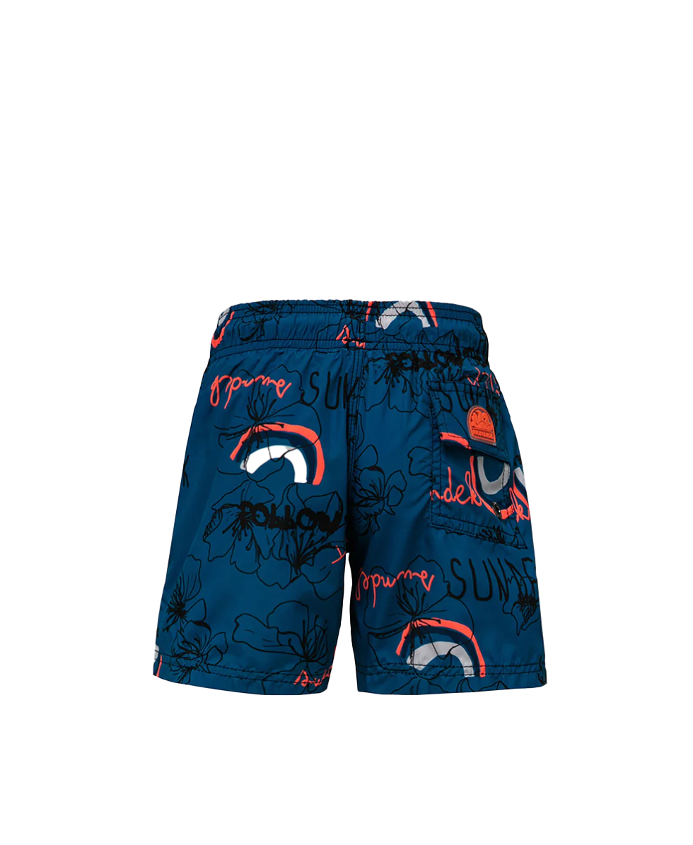 SUNDEK - COSTUME BOARDSHORT BOY - B633BDRT4KI-771 - AEGEAN BLUE