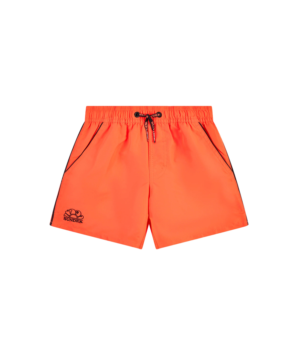 SUNDEK - COSTUME BOARDSHORT JR COLTRANE 9,5" - B700BDTA100-04702 - FLUO ORANGE #02 - BS/ELASTIC WAIST