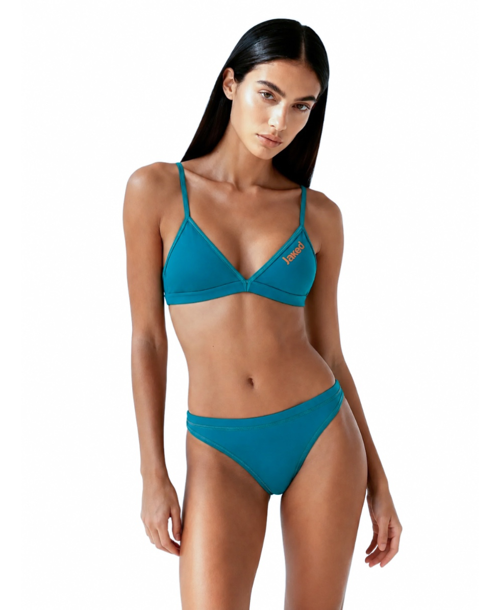 JAKED - COSTUME DUE PEZZI MILANO - JWNUD05006 - TURQ./PEACH