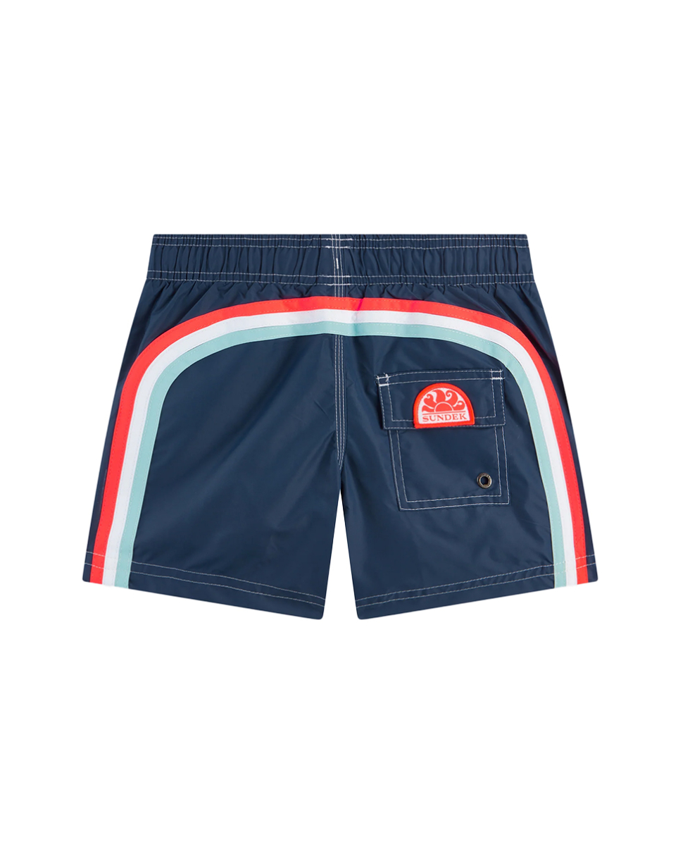 SUNDEK - COSTUME BOARDSHORT BOY 9,5" - B504BDTA100-00724 - NAVY #24 - BS/RB ELASTIC WAIST