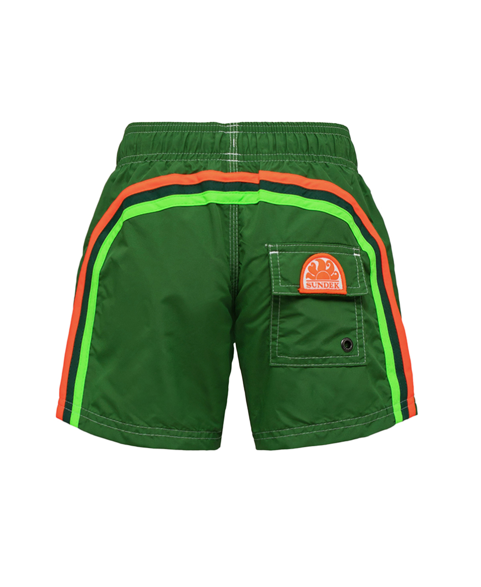 SUNDEK - COSTUME BOARDSHORT BOY 9,5" - B504BDTA100-673 - AMAZON GREEN - BS/RB ELASTIC WAIST