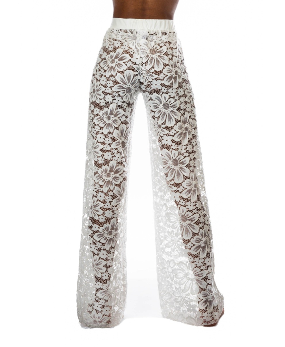2BEKINI - PANTALONI - 21602-29 - WHITE LACE