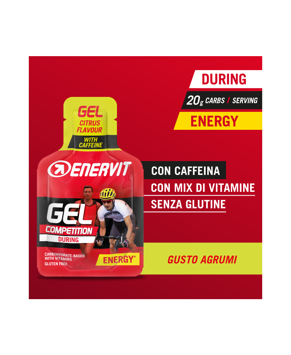 ENERVIT - SPORT GEL COMPETITION - 25ml - 96509 - AGRUMI CON CAFFEINA