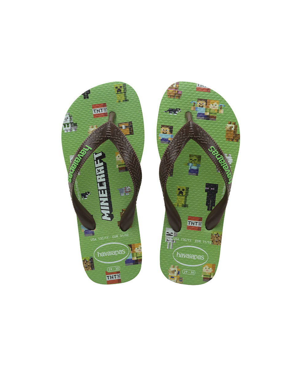 HAVAIANAS - INFRADITO - MINECRAFT - 4145125-2715 - LEAF GREEN