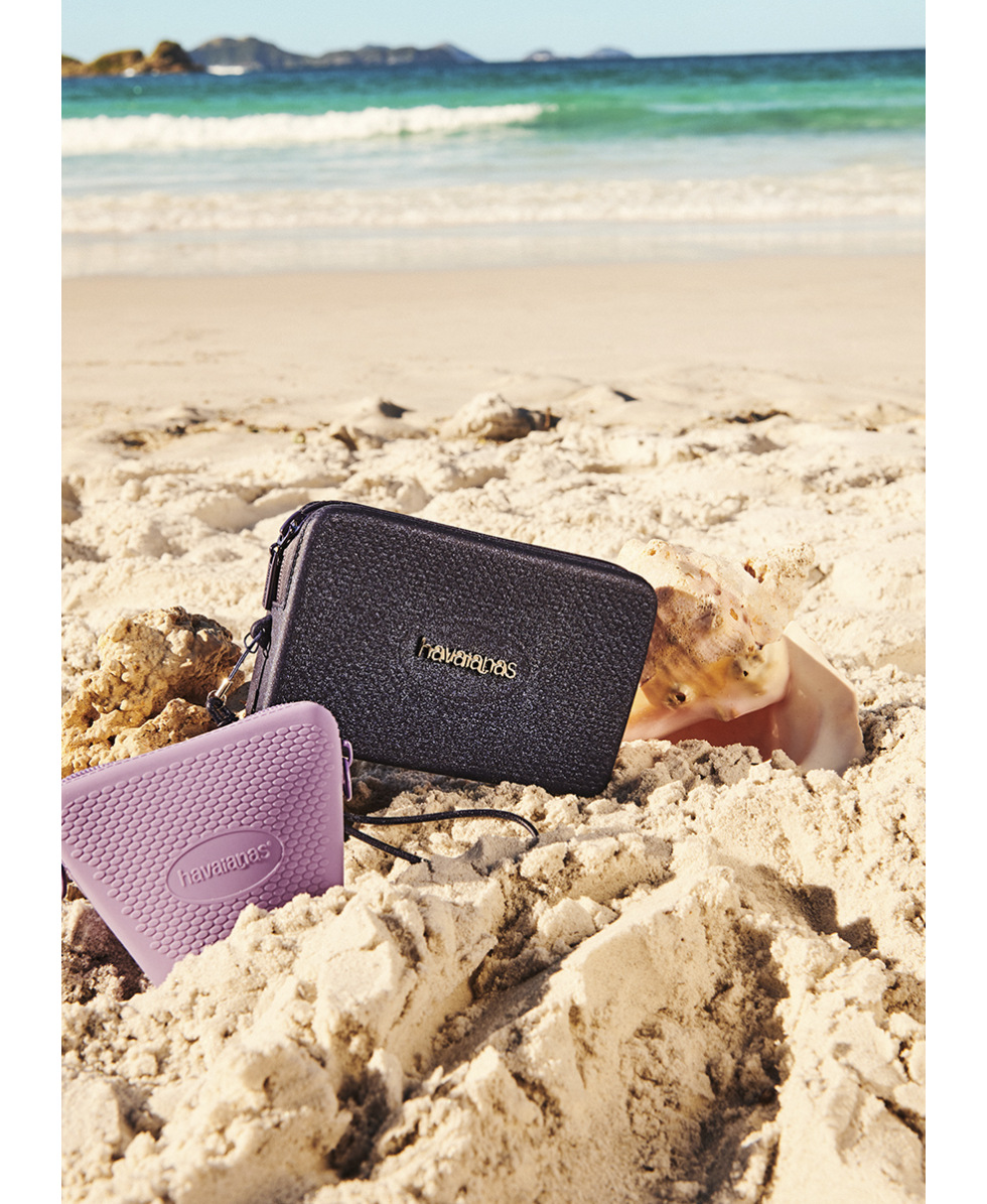 HAVAIANAS - MINI BAG GLITTER - 17x10x3 cm - 4147273-0090 - BLACK