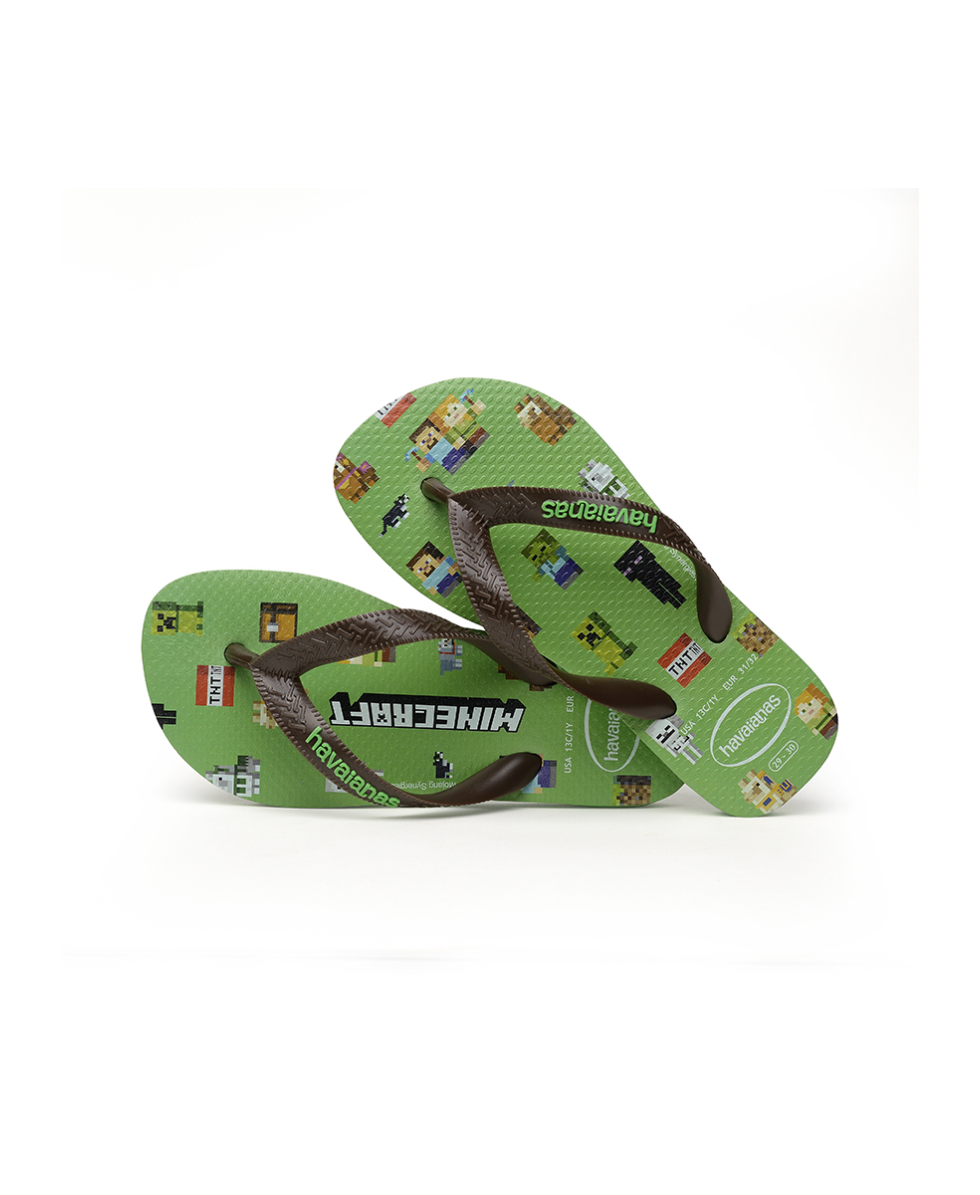 HAVAIANAS - INFRADITO - MINECRAFT - 4145125-2715 - LEAF GREEN