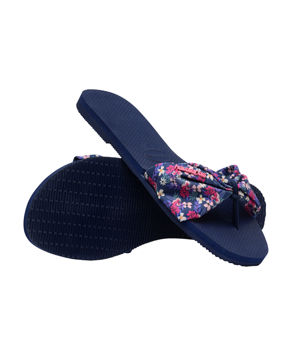 HAVAIANAS - INFRADITO DONNA - YOU ST TROPEZ PRINT - 4148246-0555 - NAVY BLUE