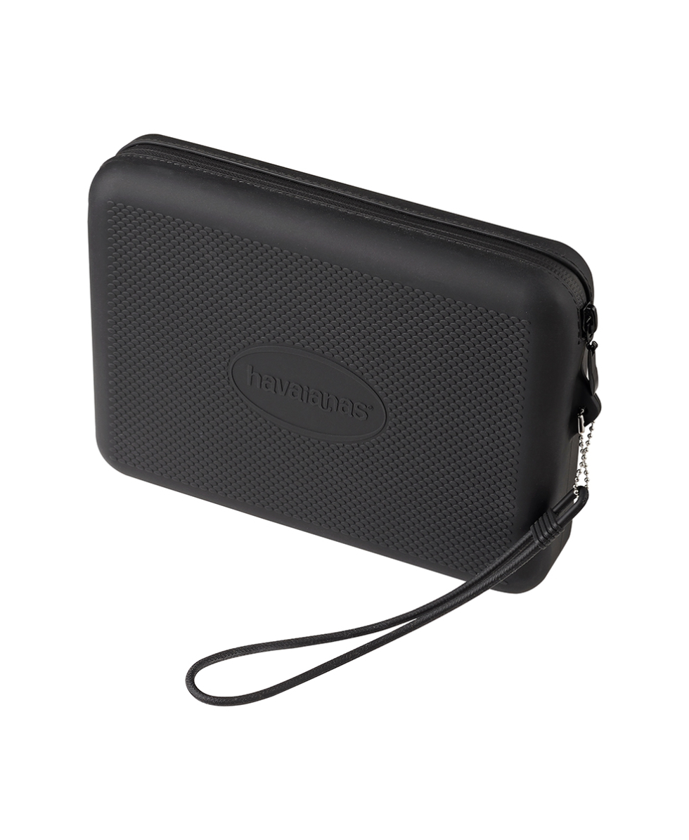 HAVAIANAS - BEACH NECESSAIRE BAG - 24x17x5 cm - 4135195-0090 - BLACK - A