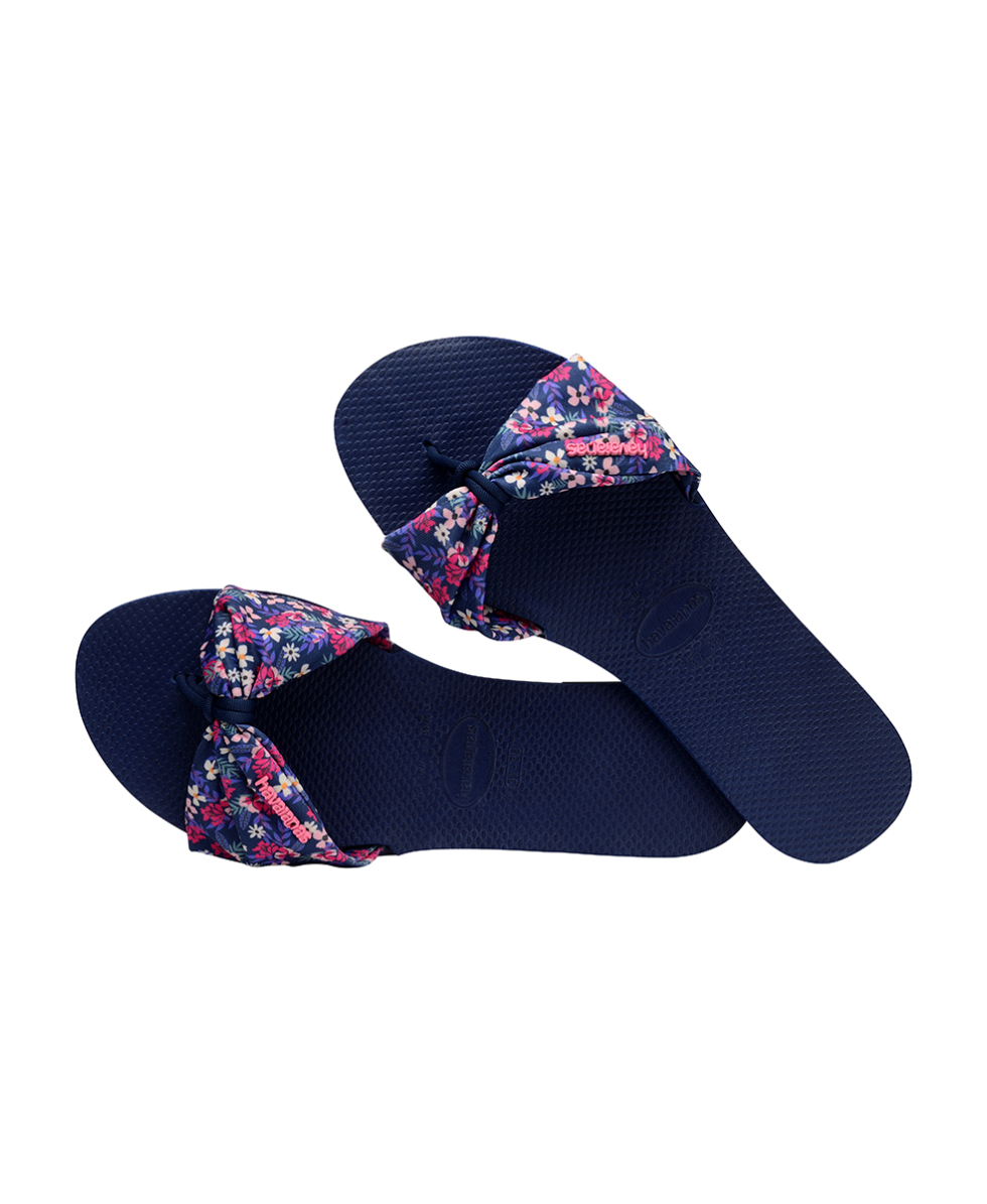 HAVAIANAS - INFRADITO DONNA - YOU ST TROPEZ PRINT - 4148246-0555 - NAVY BLUE